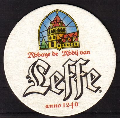 Z Vendido POSAVASOS BEEMATS SOTTOBICCHIERI BIERDECKEL TOWELS CERVEZA LEFFE 1240 